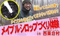 【西粟倉村】「メイプルシロップづくり体験 ～森の恵を感じよう～」